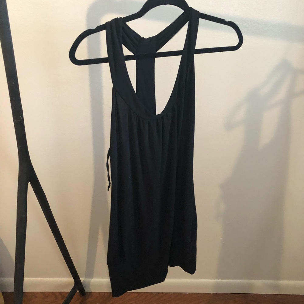 Charlotte Rousse Black Silky Top